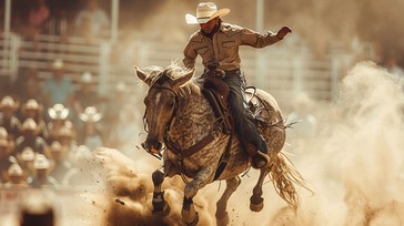 Free Intense Rodeo Action Image - Rodeo, Cowboy, Bronco | Download at ...