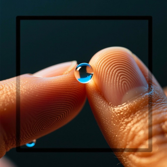 Free Droplet Between Fingers Image | Download at StockCake