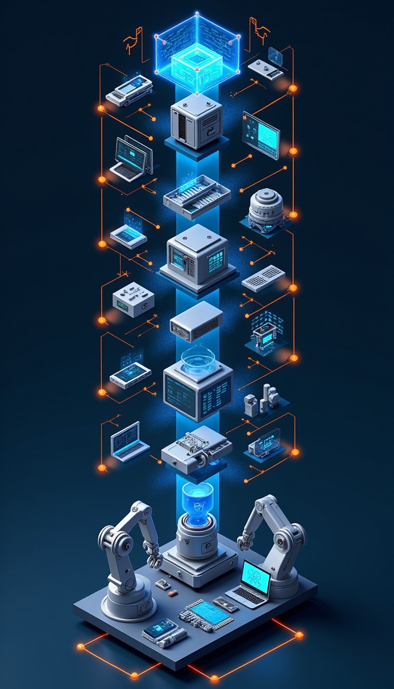 Automation Image Square Free Digital Automation Tower Image - Automation, Robotic, Digital ...
