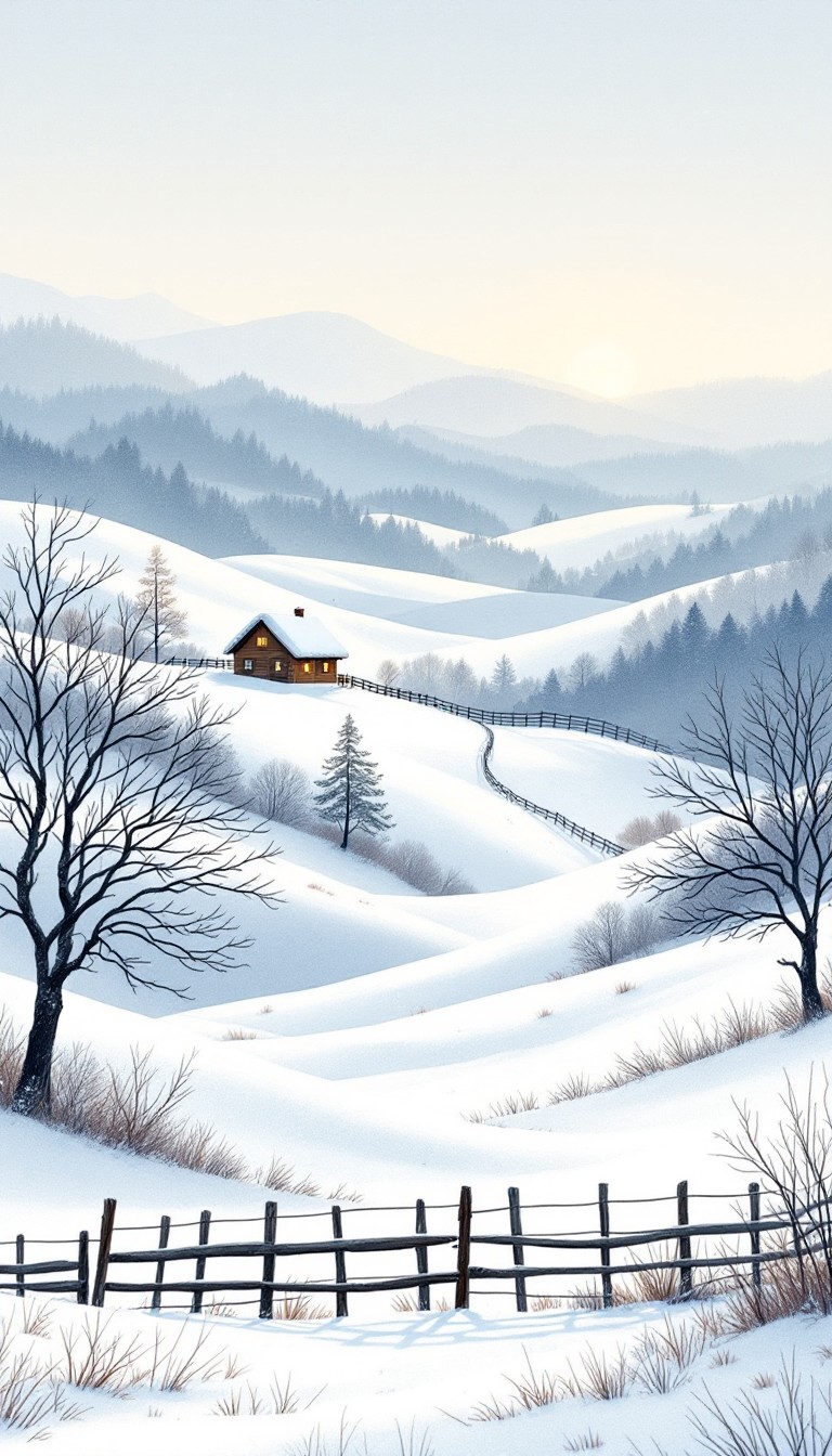 Free Snowy Mountain Cottage Image - Winter, Snow, Farmhouse | Download ...