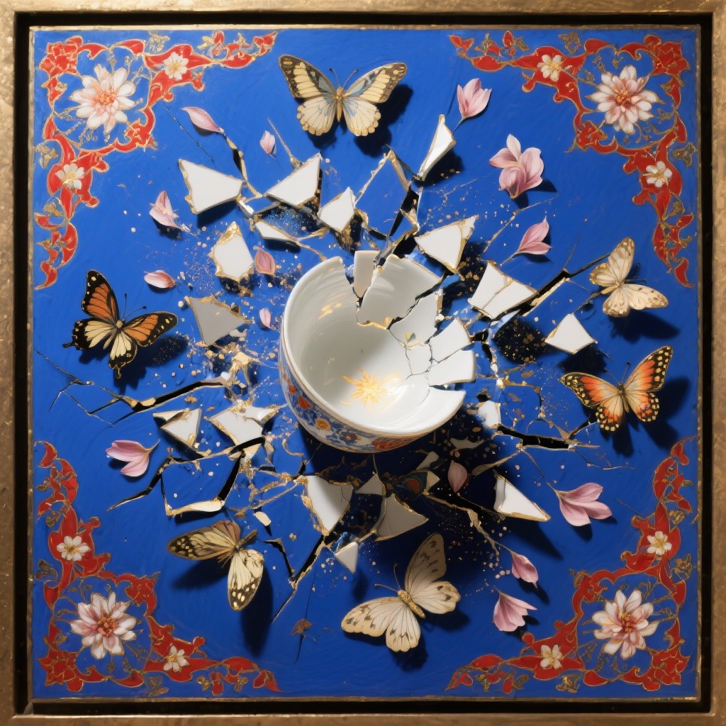 Free Butterfly Porcelain Explosion Image - Butterflies, Porcelain ...