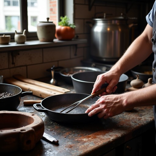 Free Cast Iron Beauty Image - Cooking, Kitchen, Painting | Download at ...