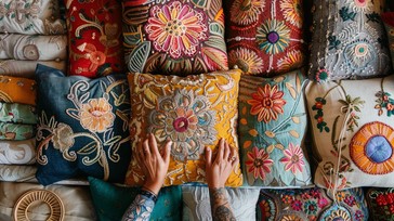 Free Colorful Cushion Collection Image - Home, Interior, Cushions ...