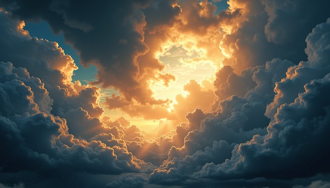 Free Golden Storm Break Image - Clouds, Sunlight, Storm | Download at ...
