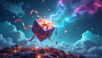 Free Cosmic Gift Box Image - Gift, Magical, Floating | Download at ...