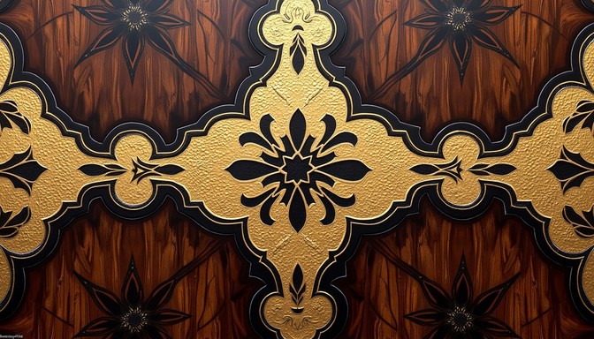 Free Luxurious Inlaid Craftsmanship Image - Brass, Ebony, Inlay ...