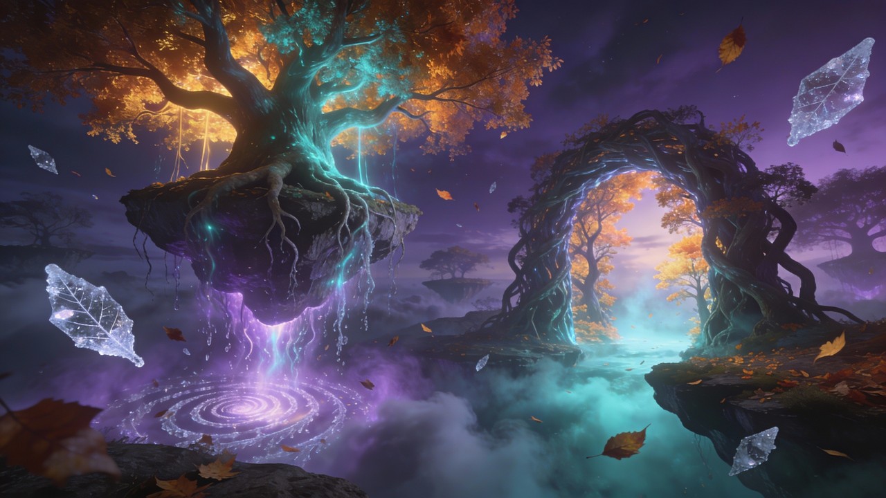 Free Floating Autumn Dreams Image - Fantasy, Autumn, Floating ...
