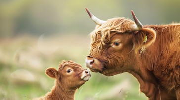 Cow Affection Free Cattle Affectionate Moment Image - Cattle, Cow, Calf | Download at ...