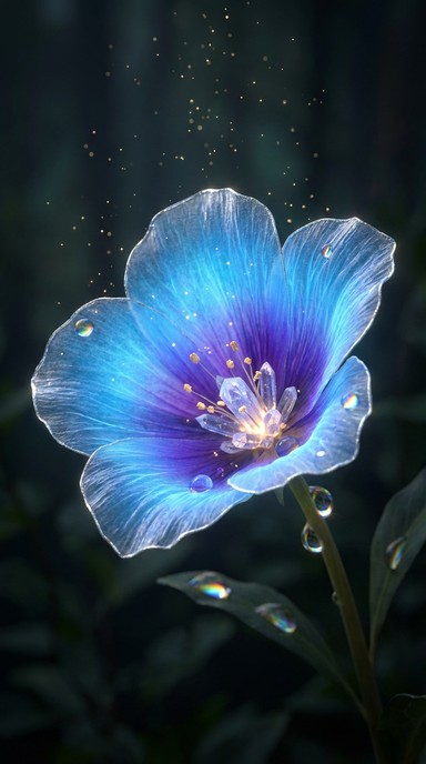 Free Magical Flower Fantasy Image - Magical, Flower, Bioluminescent ...