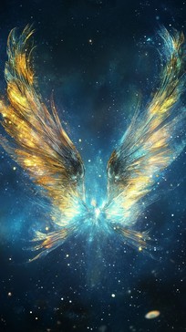 Free Glowing celestial wings Image - Glowing, Celestial, Wings ...