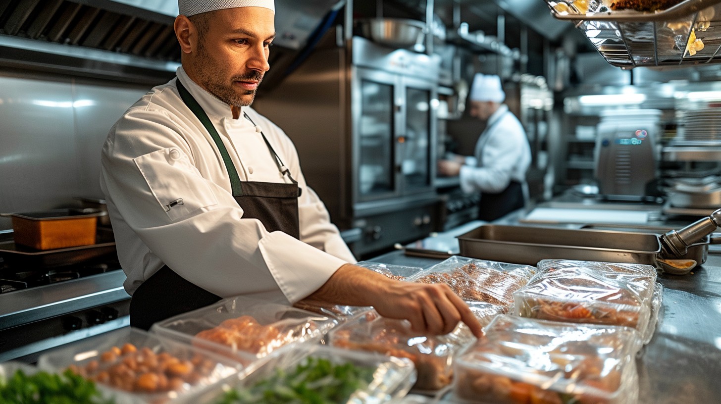 Free Chef Preparing Ingredients Image - Chef, Kitchen, Professional ...