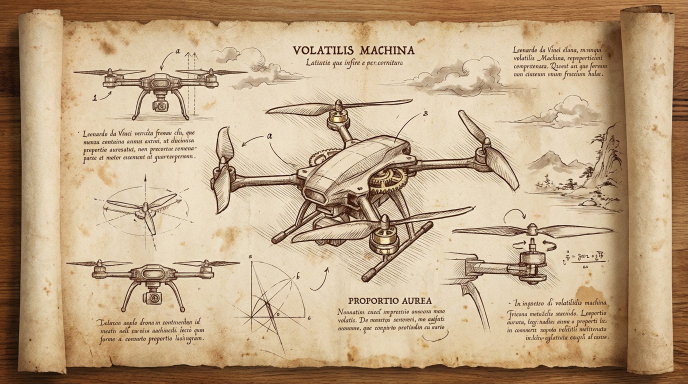 Free Renaissance Drone Blueprint Image - Drone, Renaissance, Parchment ...