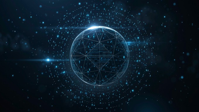 Free Ethereal Digital Sphere Image - Sphere, Holographic, Wireframe ...