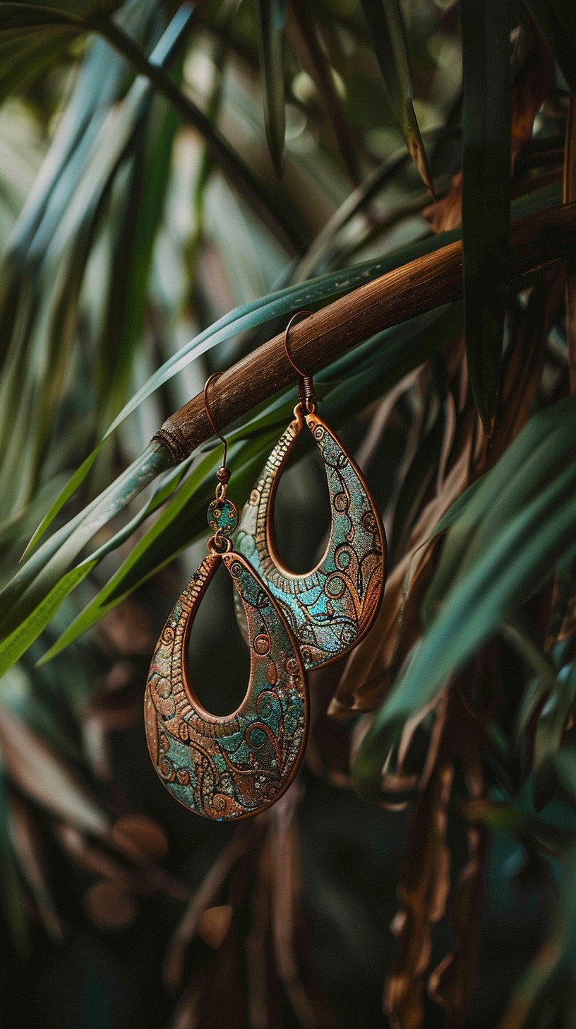 Free Elegant Hanging Earrings Image - Earrings, Jewelry, Nature ...