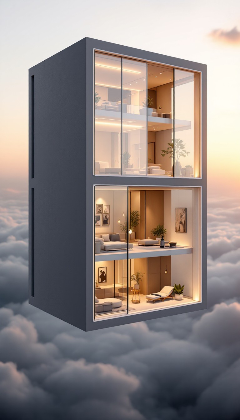 Download Floating Minimal Home Image - Floating, Minimal, Modern ...