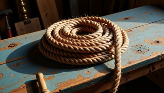 Free Coiled Ranch Rope Image - Rope, Coil, Western | Download at StockCake