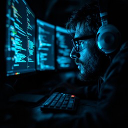 Free Coding In Blue Image - Programming, Technology, Developer ...
