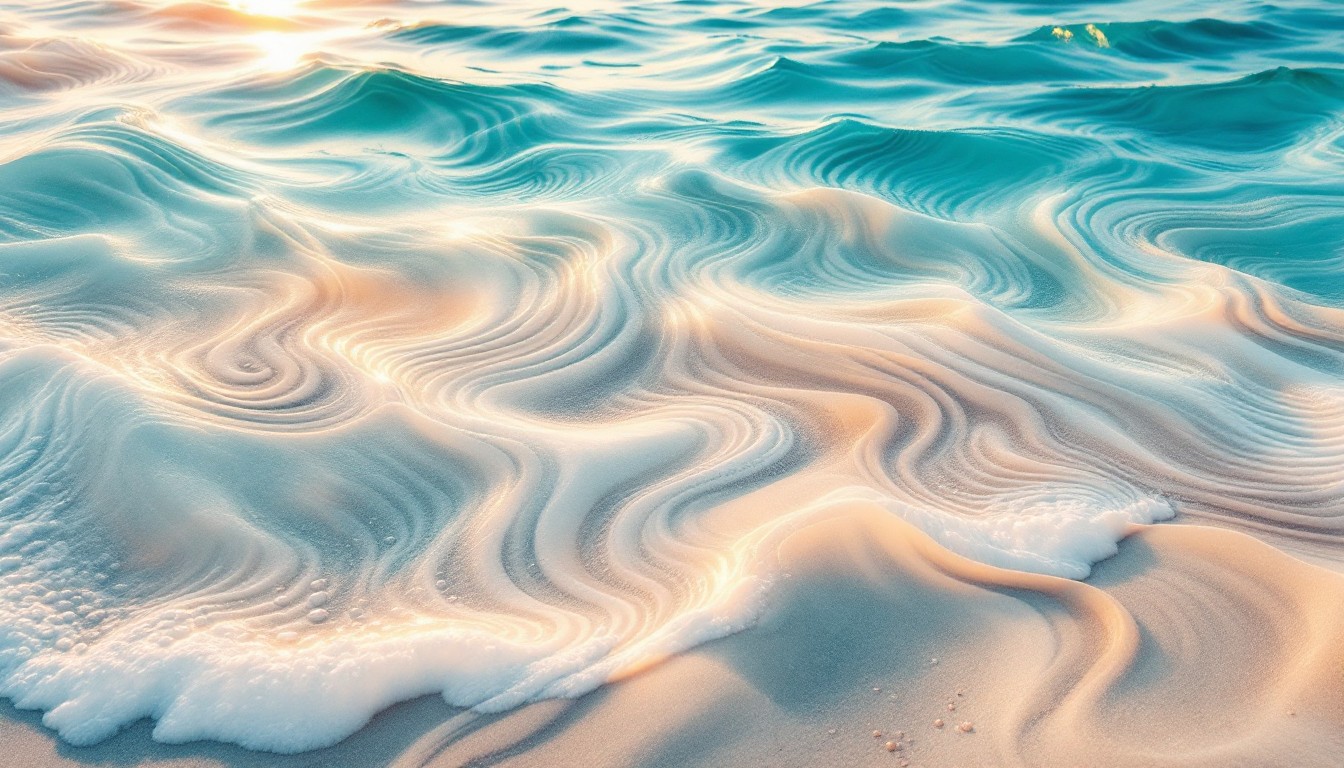 Free Abstract Seaside Rhythms Image - Abstract, Seaside, Waves ...