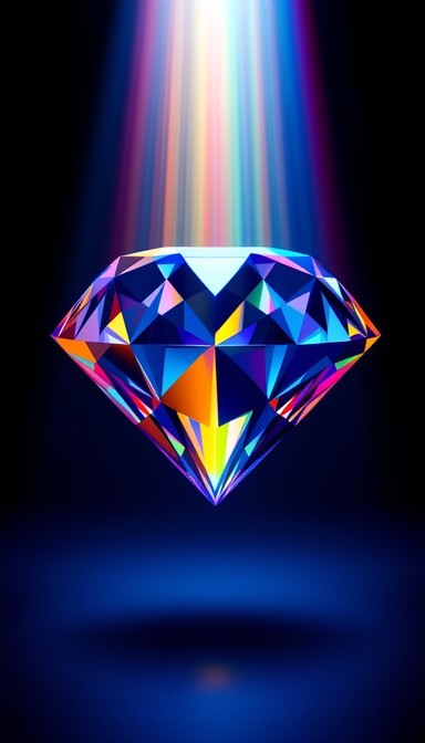 Diamond Rays Background Free Brilliant Diamond Radiance Image - Diamond, Gemstone, Crystal ...
