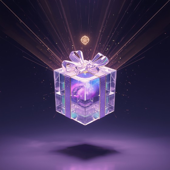 Free Cosmic Crystal Present Image - Crystal, Holographic, Gift ...