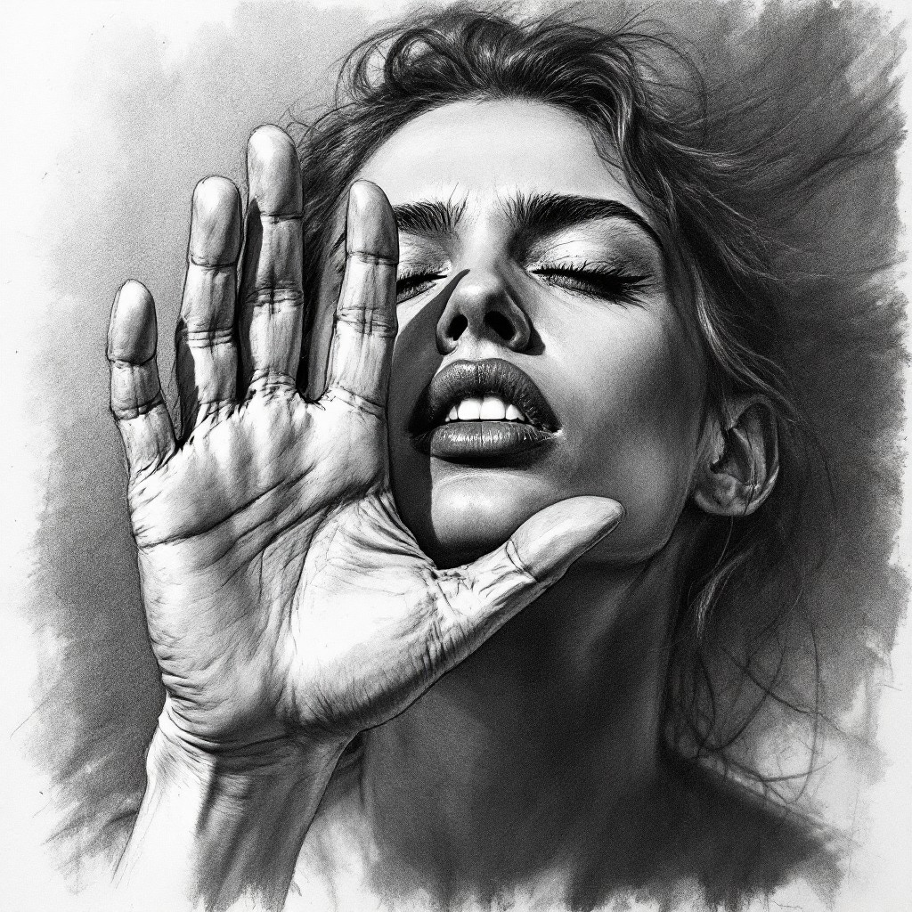 Guy Refusing Drawing Free Gesture Of Refusal Image - Portrait, Sketch, Graphite | Download ...