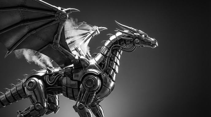 Free Mechanical Dragon Power Image - Dragon, Mechanical, Robot ...