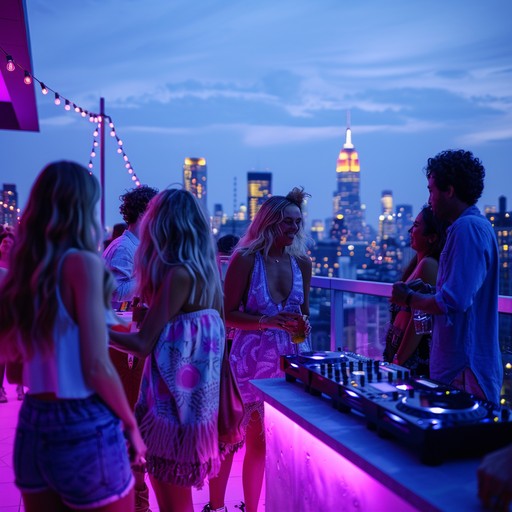 Free Rooftop Night Party Image - Party, Rooftop, Friends | Download at ...