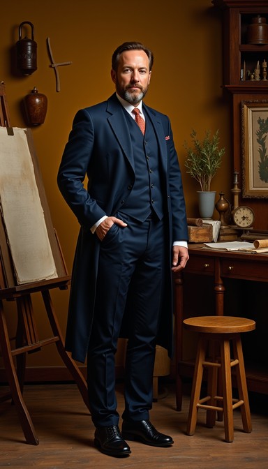 Free Distinguished Period Portrait Image - Portrait, Historical, Indigo ...