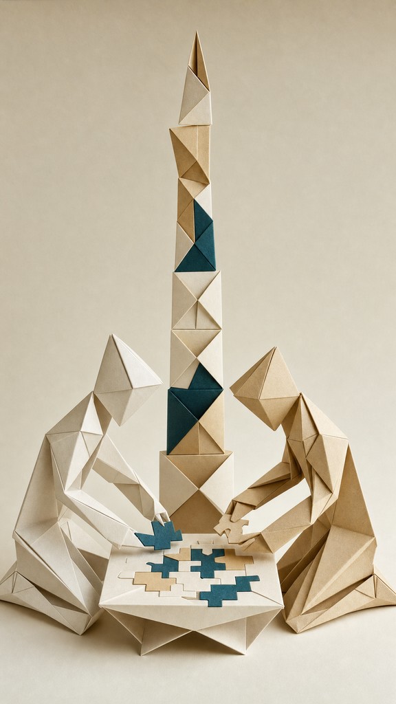 Download Origami Puzzle Builders Image - Origami, Paper, Papercraft ...