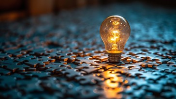 Free Illuminated Puzzle Piece Image - Lightbulb, Puzzle, Illumination ...