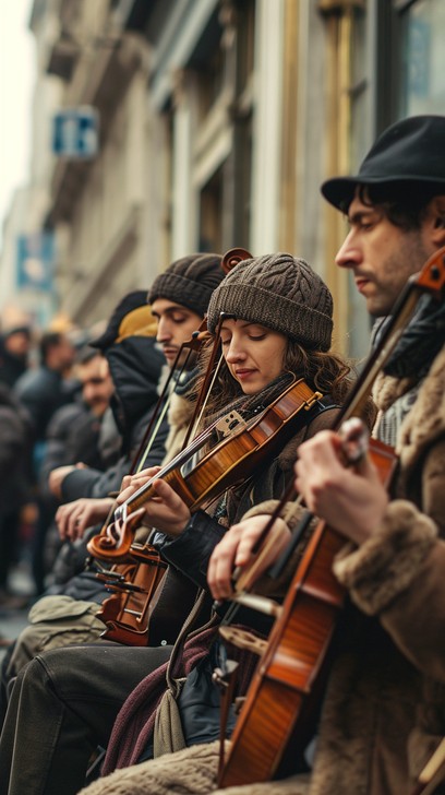 Stretto Music Examples Free Street Music Ensemble Image - Music, Street, Violin | Download at ...