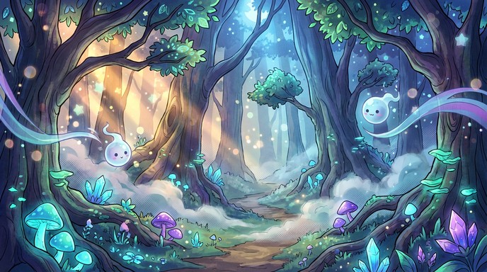 Free Enchanted Forest Path Image - Forest, Path, Mystical | Download at ...