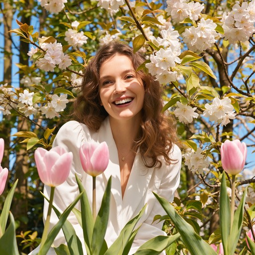 Free Spring Garden Bliss Image - Spring, Woman, Garden | Download at ...