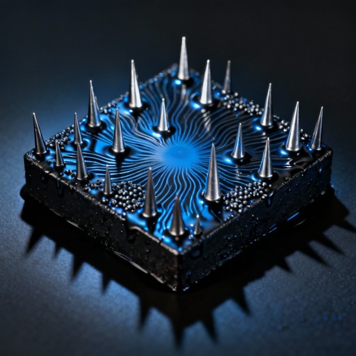 Random Spikes Free Magnetic Ferrofluid Spikes Image - Ferrofluid, Magnetic, Spikes ...