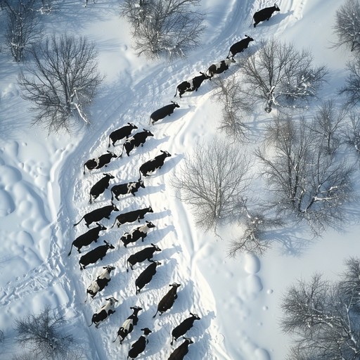 Free Winter Bison Parade Image - Winter, Bison, Forest | Download at ...