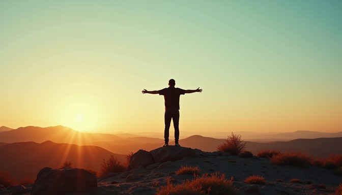 Free Freedom at Dawn Image - Silhouette, Freedom, Sunrise | Download at ...