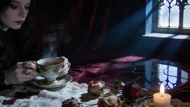 Free Gothic Tea Ritual Image - Gothic, Victorian, Woman | Download at ...