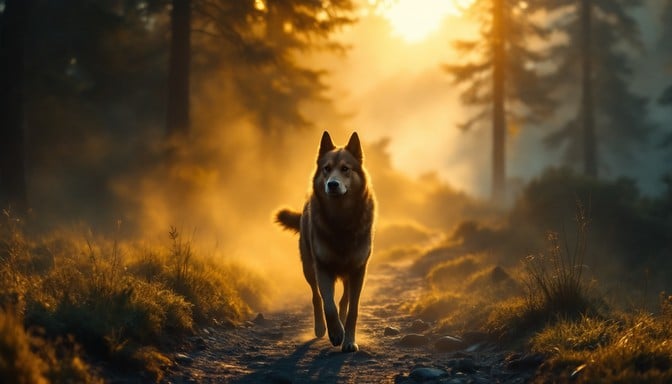 Free Wilderness Wolf Guardian Image - Wolf, Forest, Sunrise | Download ...