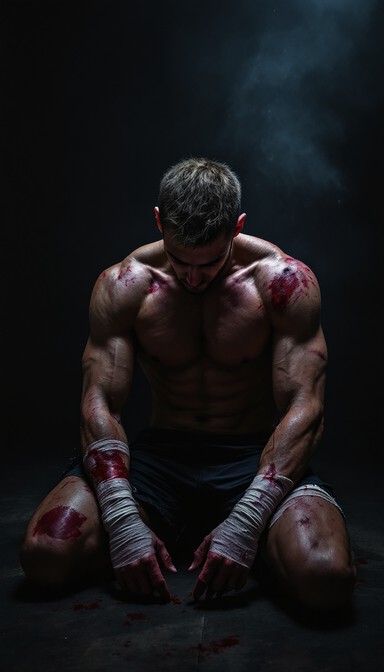 Gothic Injuries Free Bruised fighter posing Image - Fighter, Intense, Male | Download ...