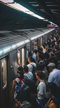 Metropolitan Rush Photos Collection - Crowded, Rush Hour, Urban Setting ...
