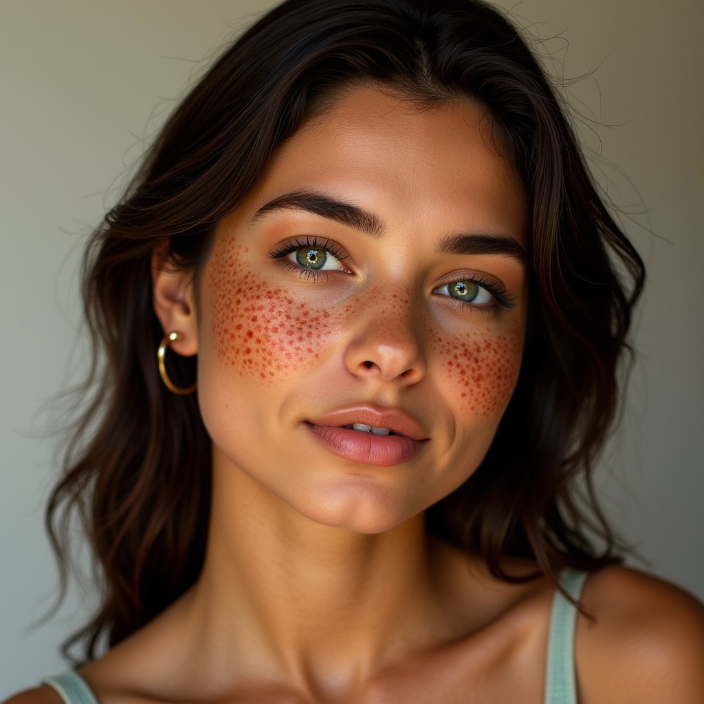 Free Freckles in sunlight Image - Freckles, Portrait, Golden | Download ...