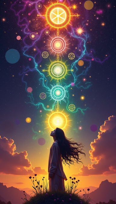 Free Cosmic Chakra Awakening Image - Chakra, Spiritual, Silhouette ...