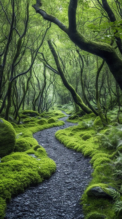 Free Enchanted Moss Forest Image - Moss, Forest, Woodland | Download at ...
