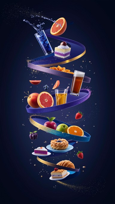 Dancing Food Motion Free Surreal Food Vortex Image | Download at StockCake