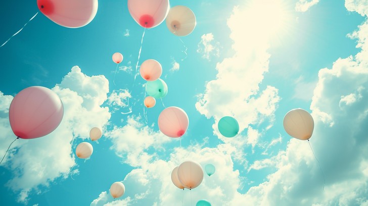 Free Balloons in Sky Image - Balloons, Sky, Celebration | Download at ...