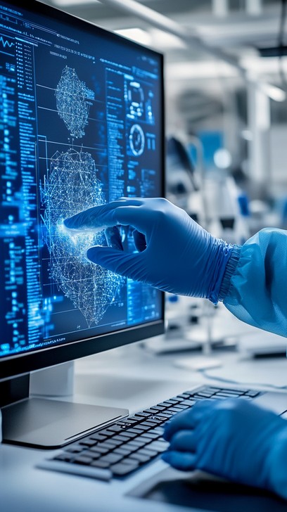 Digital Intertests Free Futuristic Data Interaction Image - Technology, Scientist, Data ...
