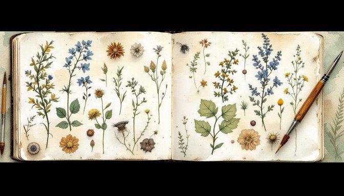 Free Vintage Botanical Illustration Image | Download at StockCake