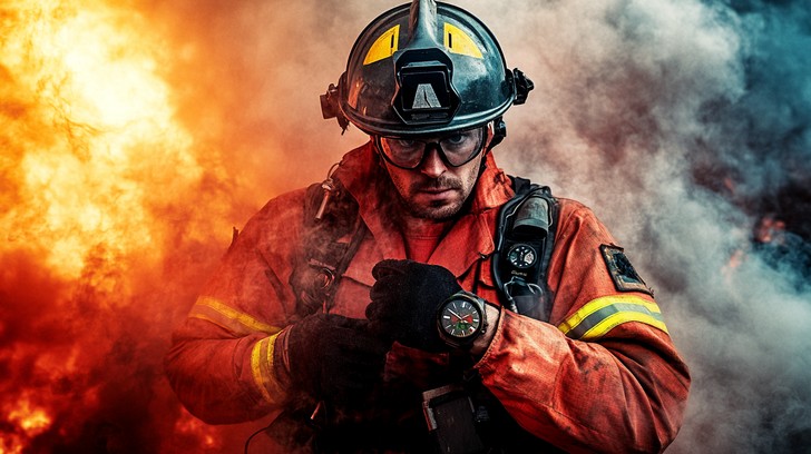 Free Firefighter in Action Image - Firefighter, Flames, Smoke ...