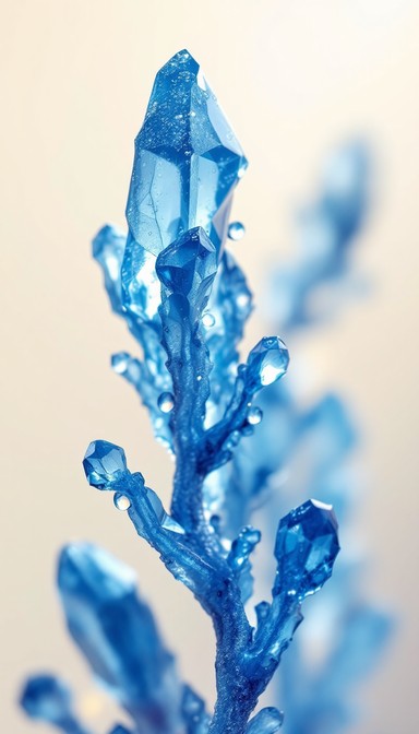 Free Blue Crystal Formation Image | Download at StockCake