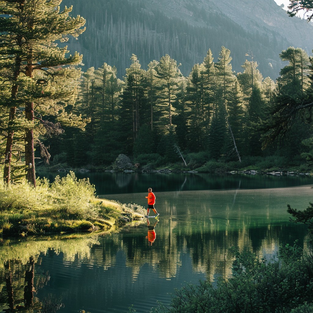 Free Serene Lake View Image - Nature, Lake, Forest | Download at StockCake